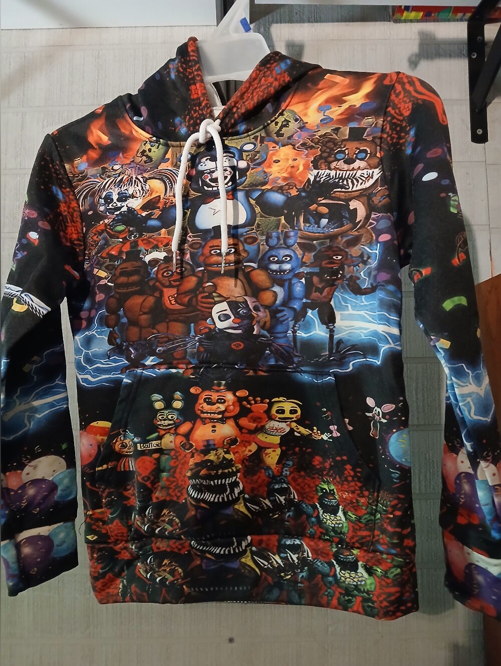 Five Nights At Freddys  Youth Small Pullover Hoodie.   FF#450